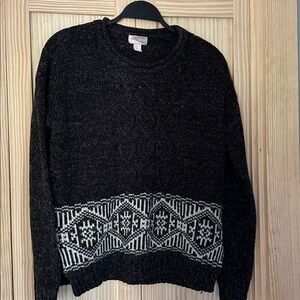 Forever 21 Textured Black Sweater